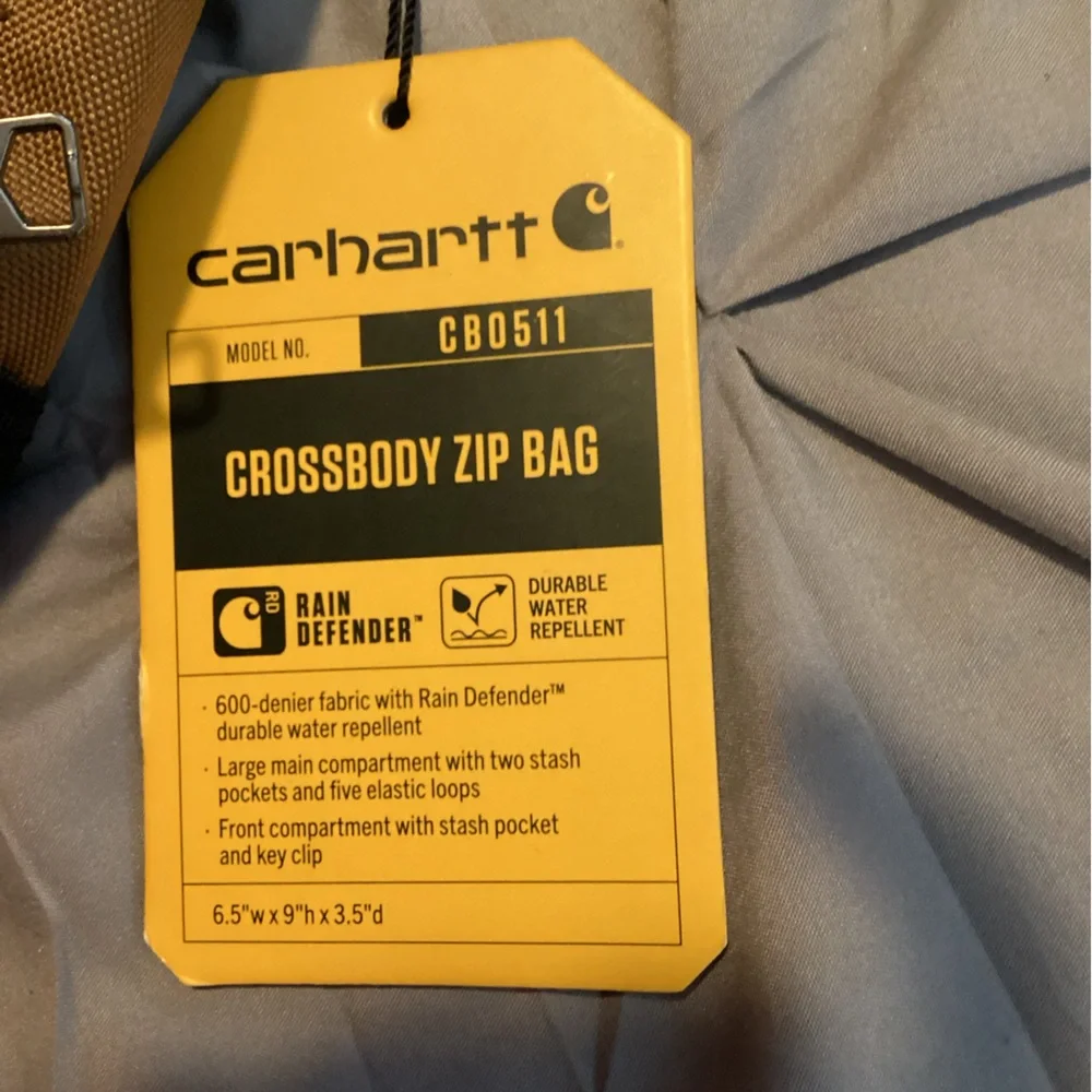 Carhartt front hook zip