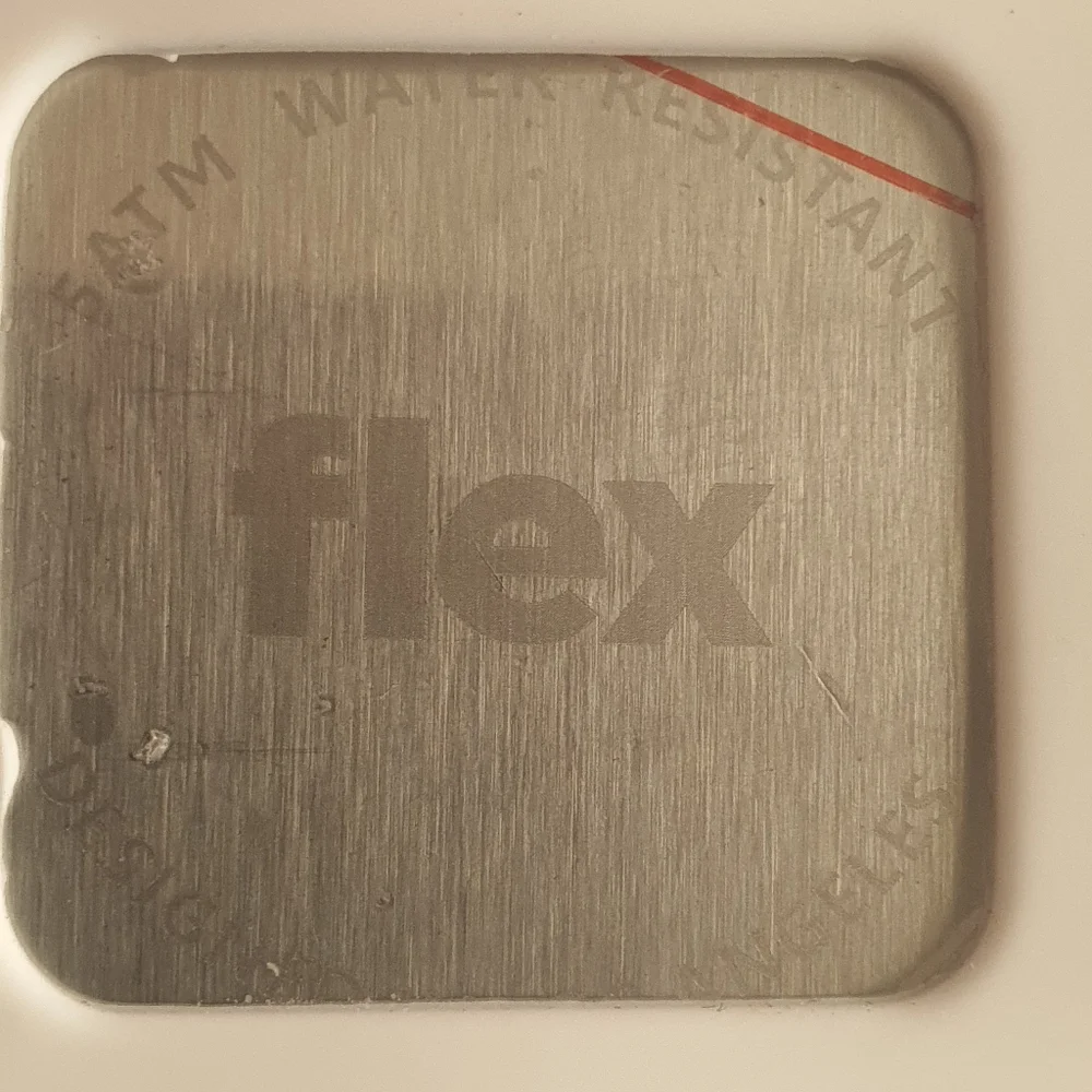 Flex has plastic