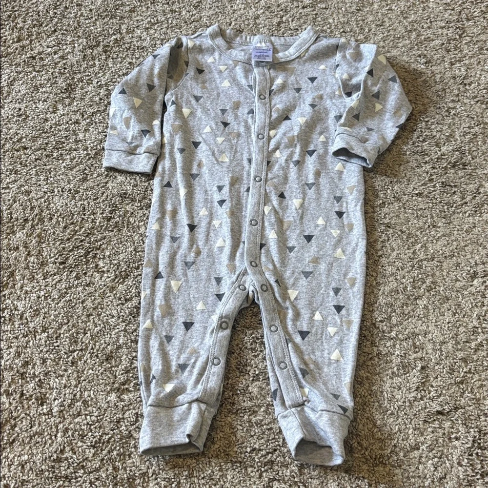 Gerber Gray Geometric Kids Pajamas