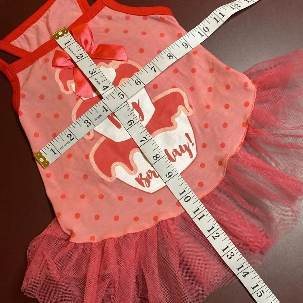 ITS MY BIRTHDAY Pink Doggy Tutu Dress