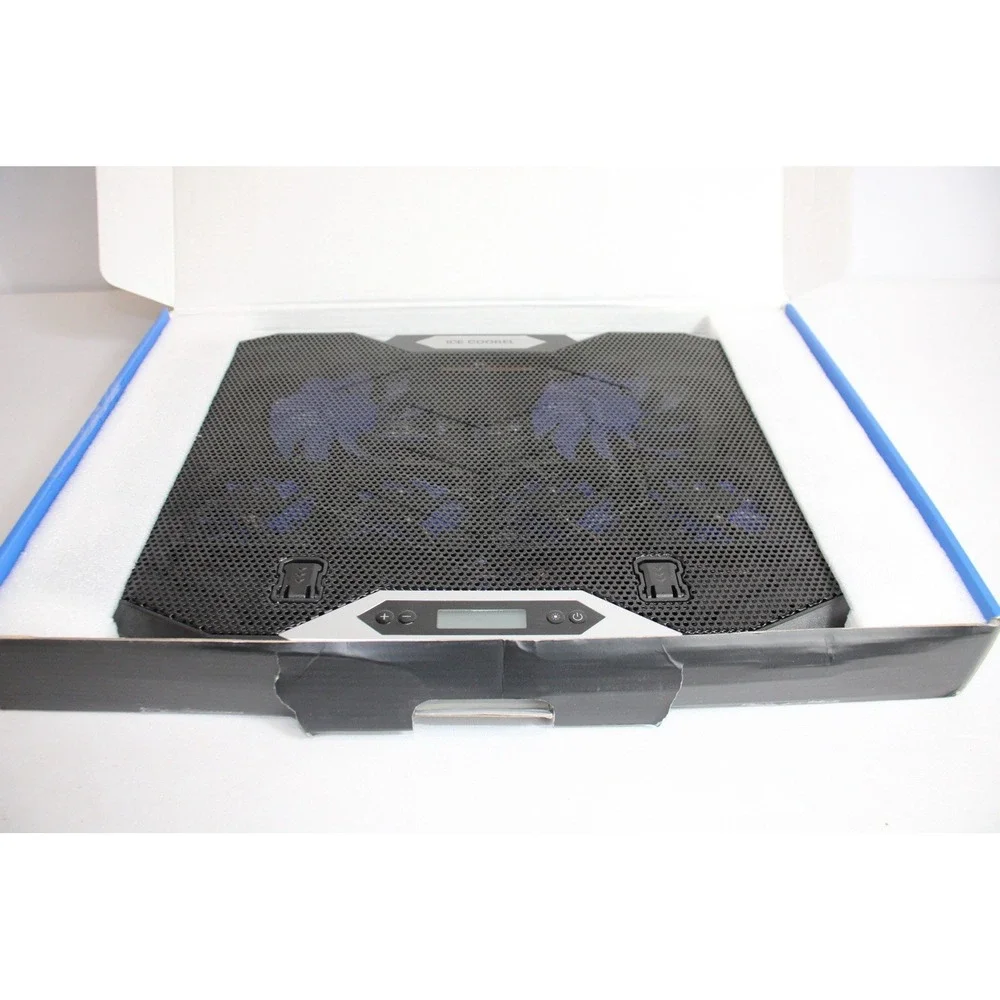 ICE COOREL Gaming Laptop Cooling Pad 15-17.3 Inch RGB Cooler Pad with 6 Fans