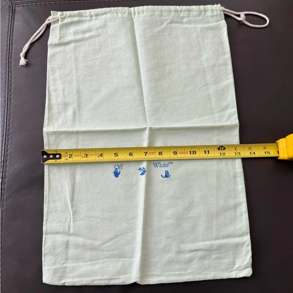 NWOT Off-White Dust Bag