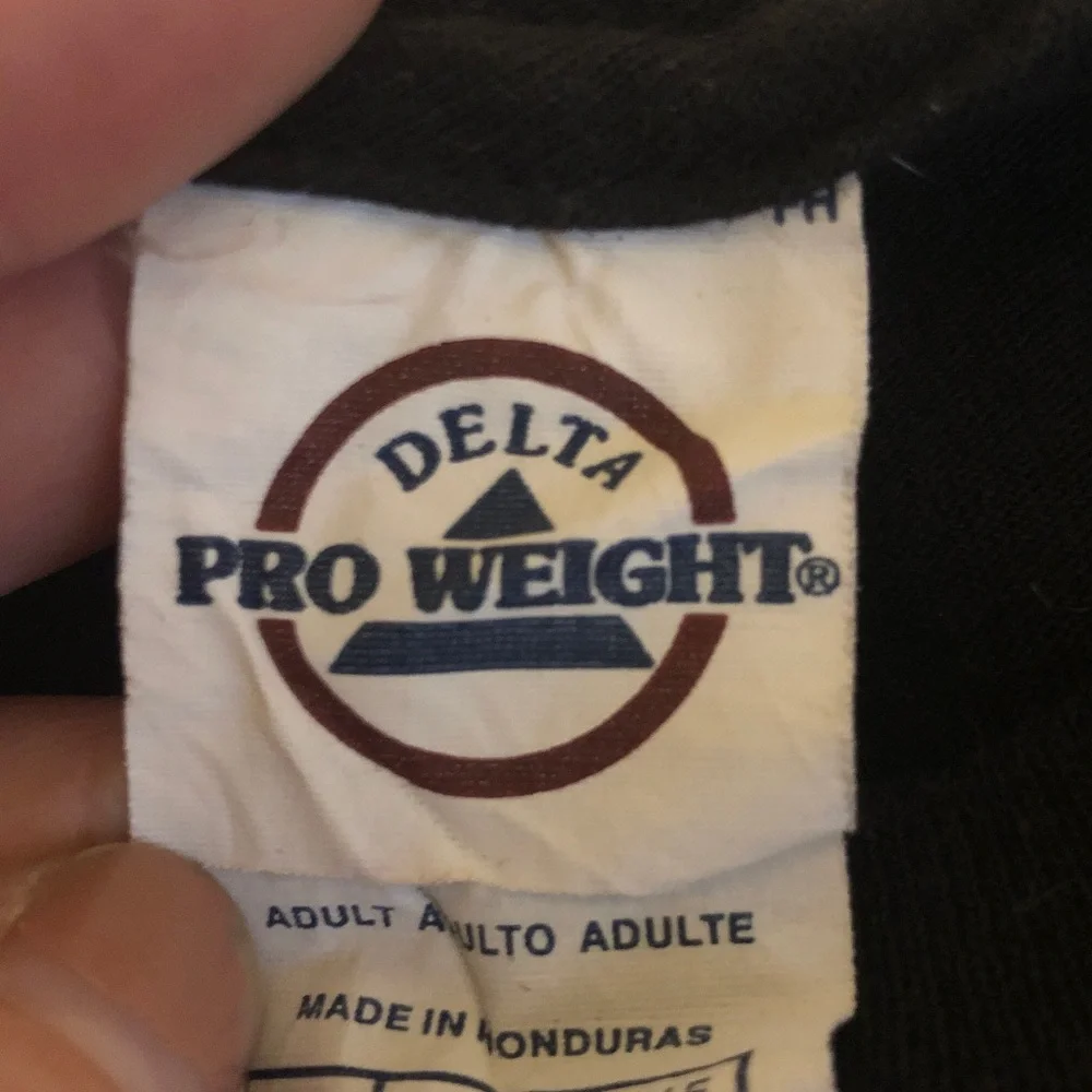 Delta black tee