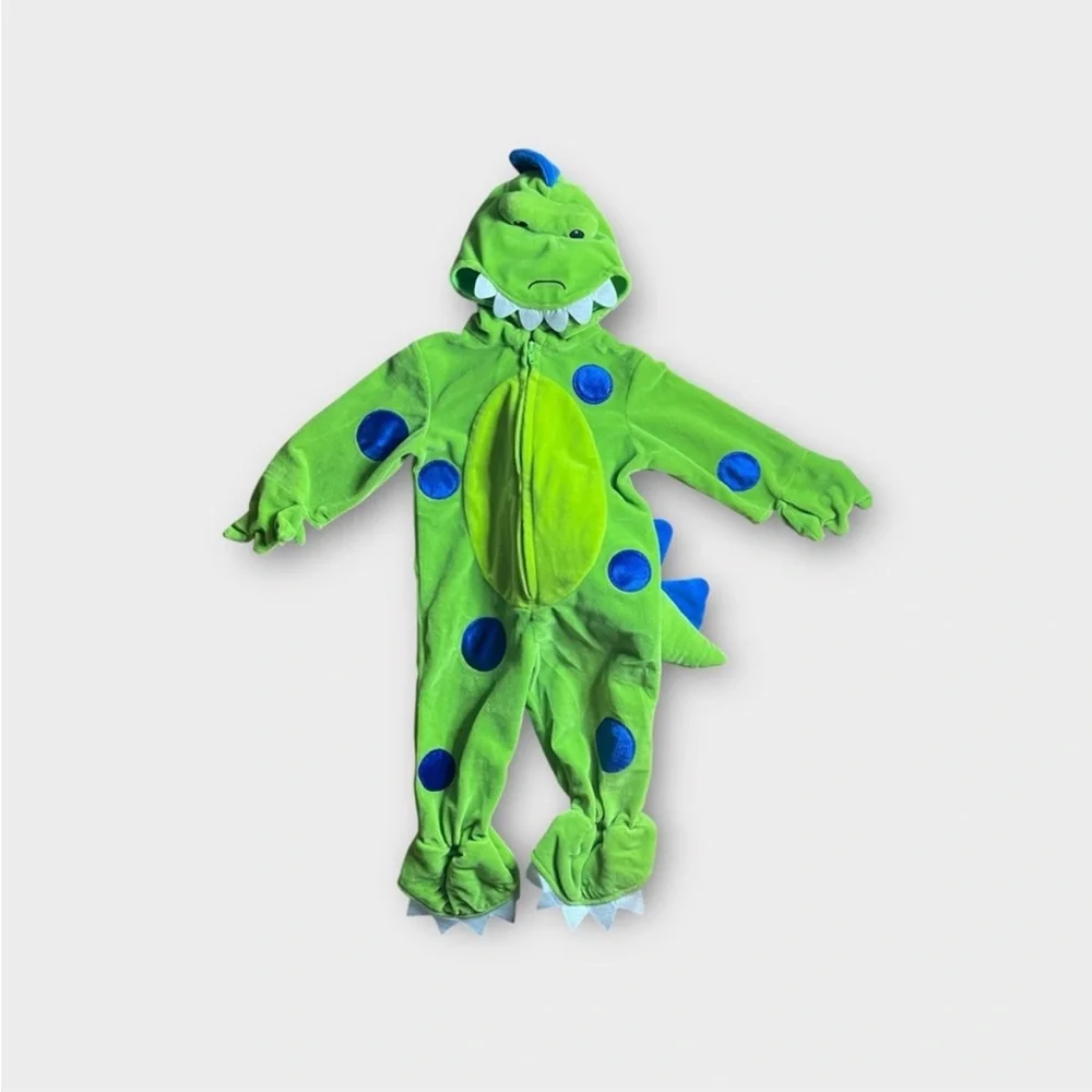 Miniwear Green Plush Dinosaur Dragon Costume 6-9 months