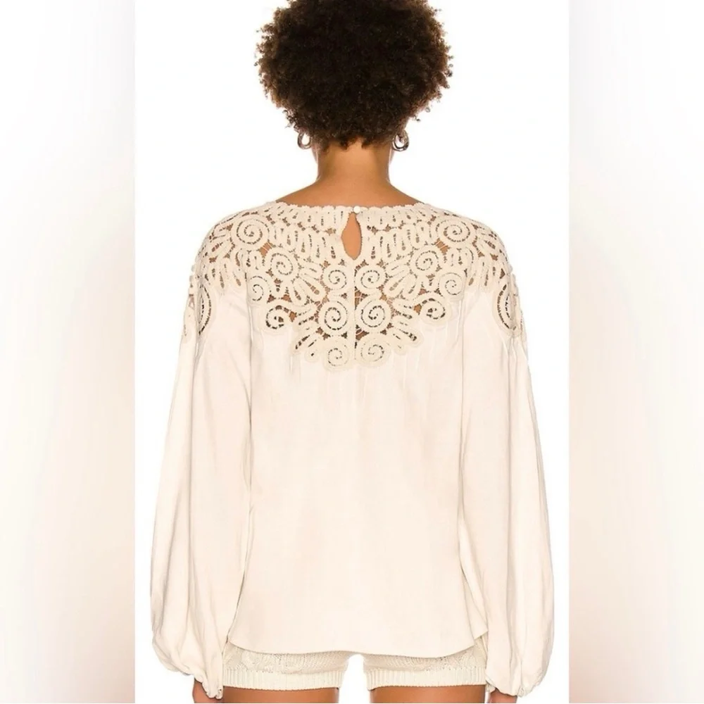 Jonathan Simkhai shell embroidered 16”