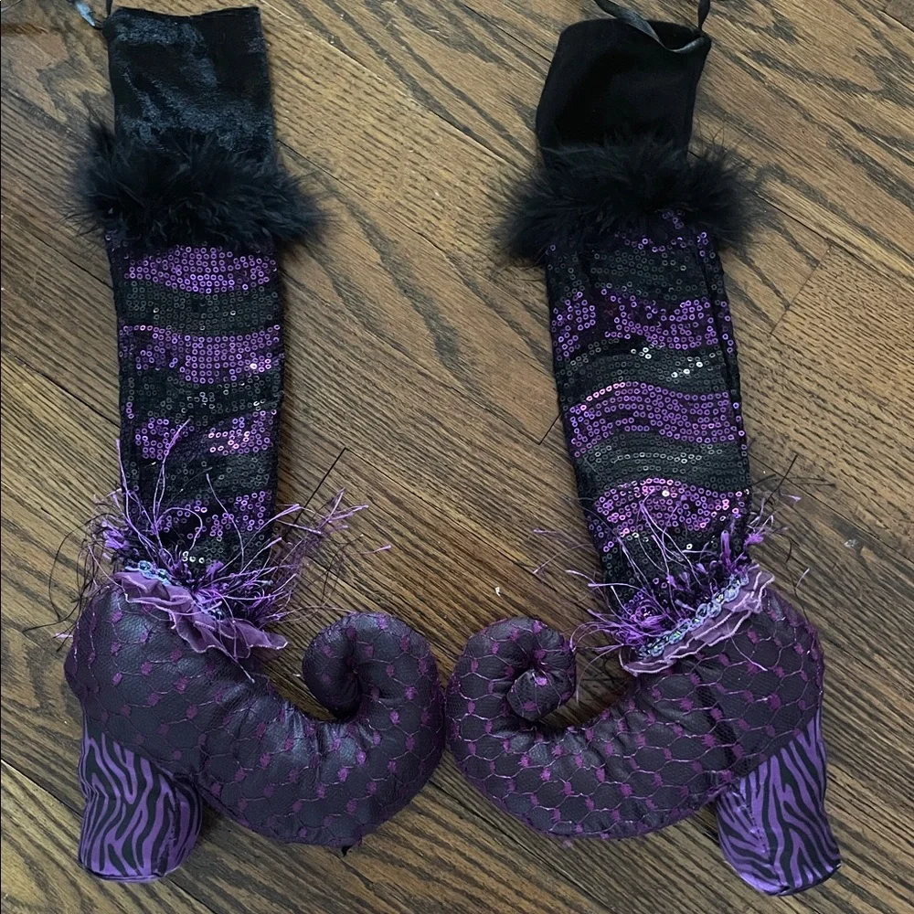 Pier 1 Witches Sequin Chair Stockings