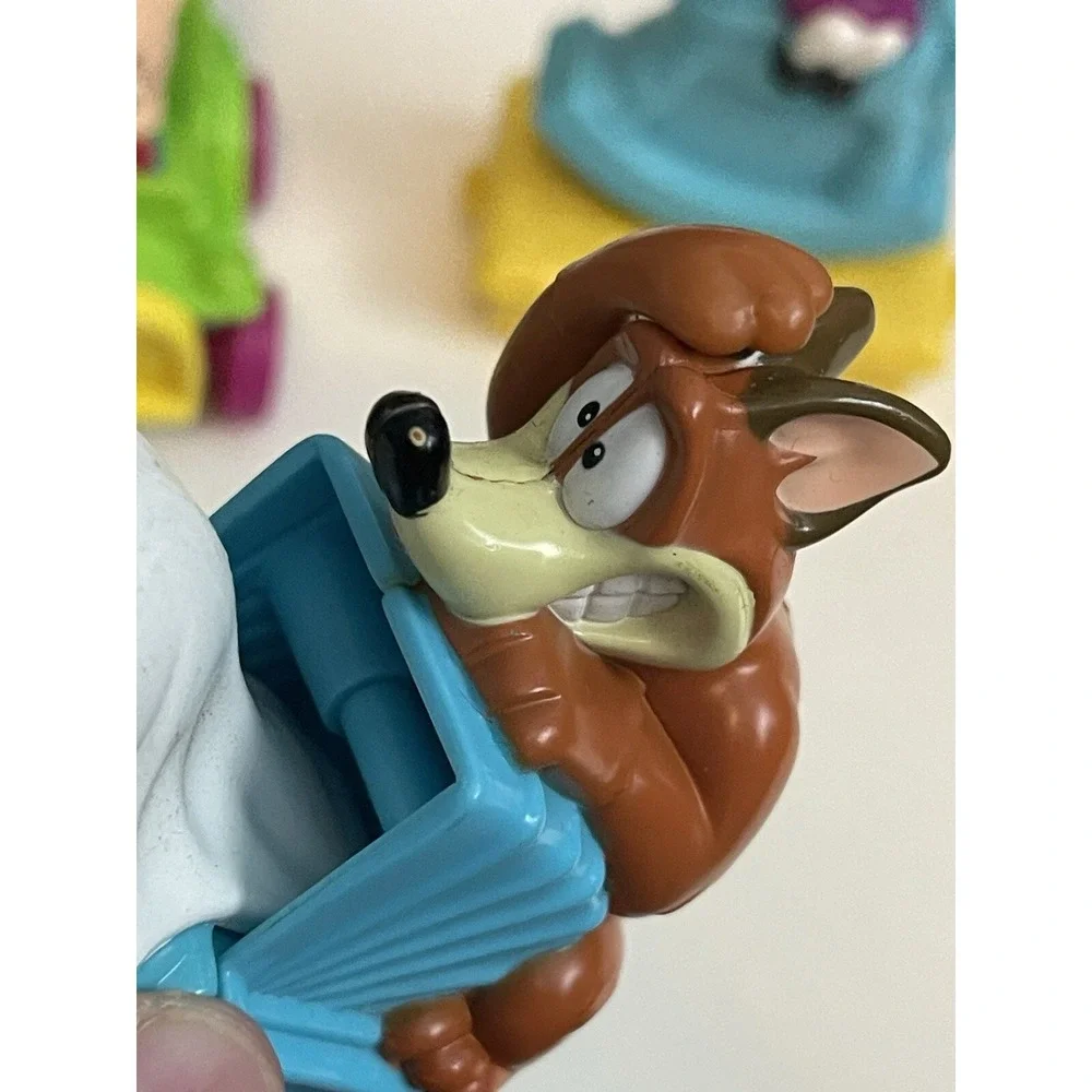 Vintage 1992 Warner Bros Porky's Ghost Catchers Toy Car Looney Tunes , Lot Of. 4