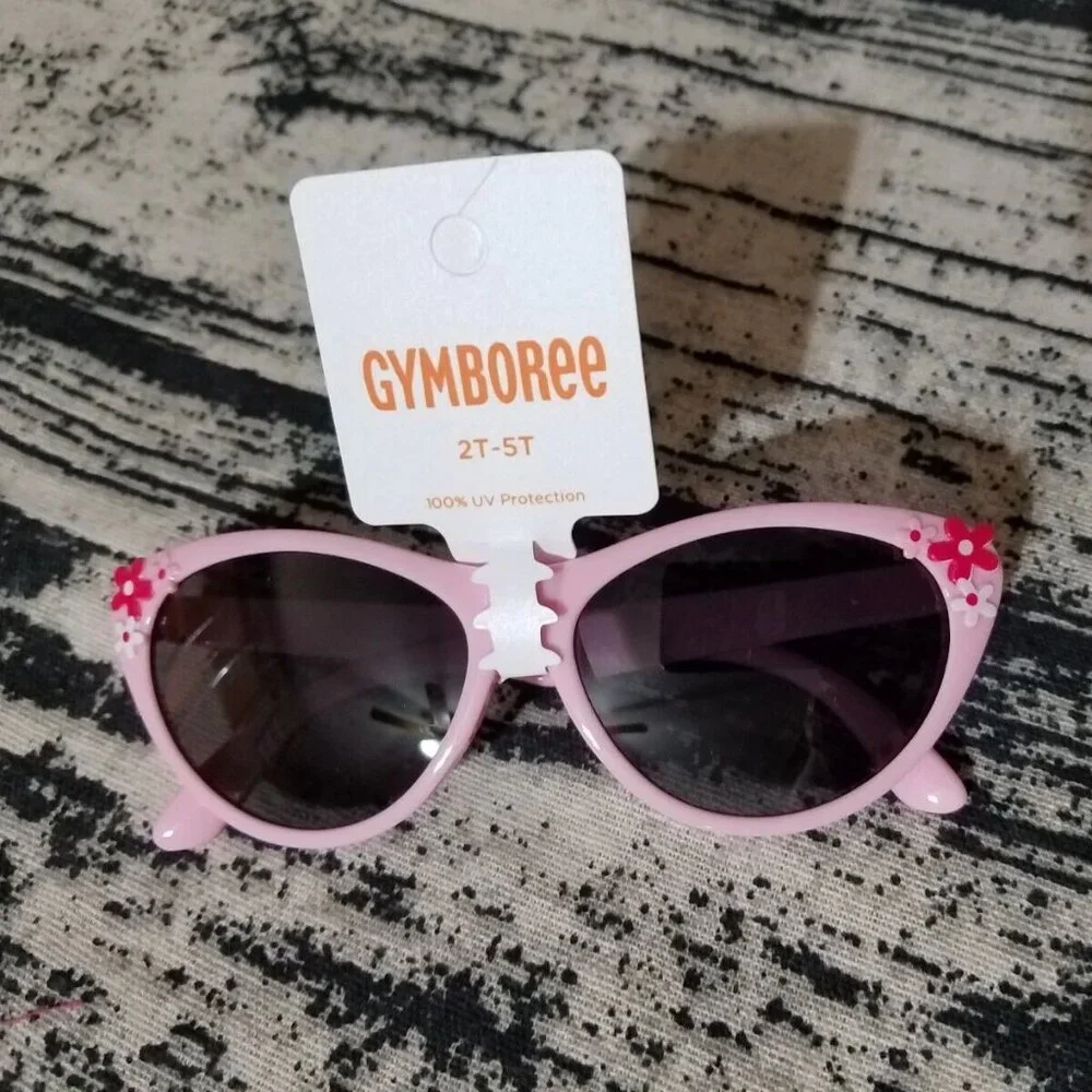 Gymboree Girls Whisper Pink Flower Sunglasses Splish-Splash SIZE 2t 3t 4t 5t NWT