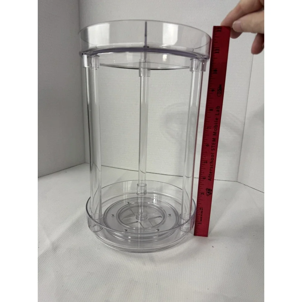 Clear Acrylic Two-tiered Rotating Multi-use‎ Organizer