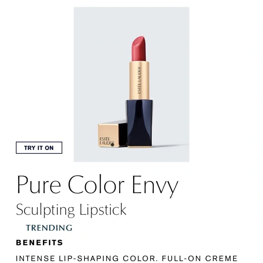 🆕 Estée Lauder Lipstick Pure Envy Rebellious Rose