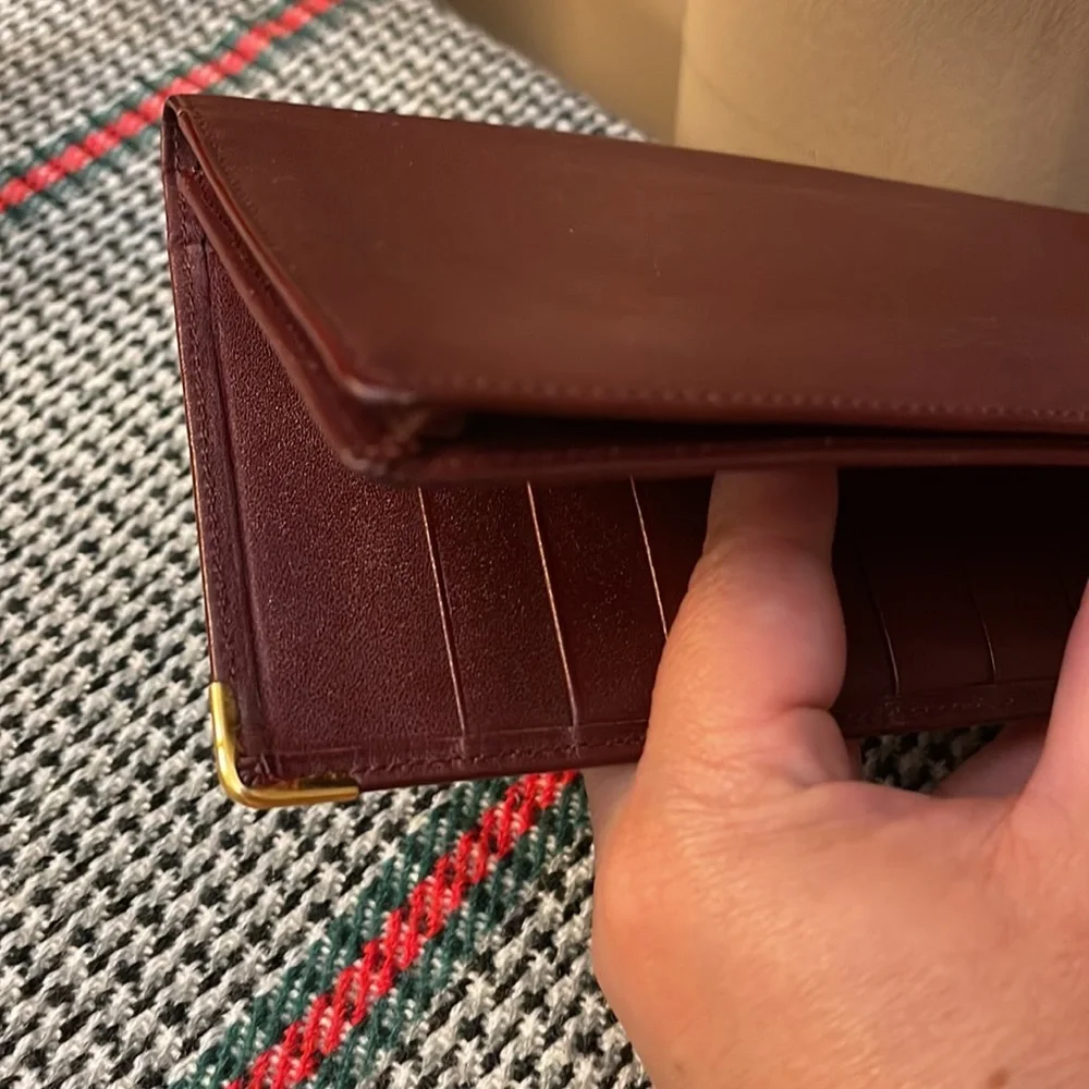 Authentic Vintage Cartier Bifold wallet
