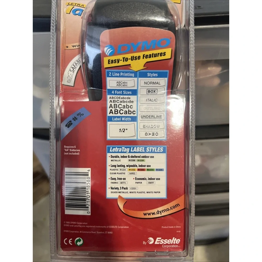 DYMO Letratag Personal Lablemaker 18588 New Sealed Portable Handheld