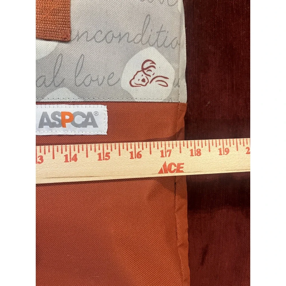 ASPCA COLLECTION Small Dogs 15lbs COLLAPSIBLE TRAVEL CARRIER Orange/Gray S