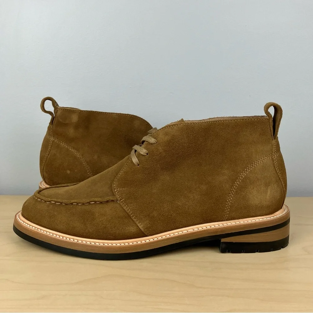 Taylor Stitch Men’s Size 12.0 The Forester Chukka Mushroom Brown Suede Boots