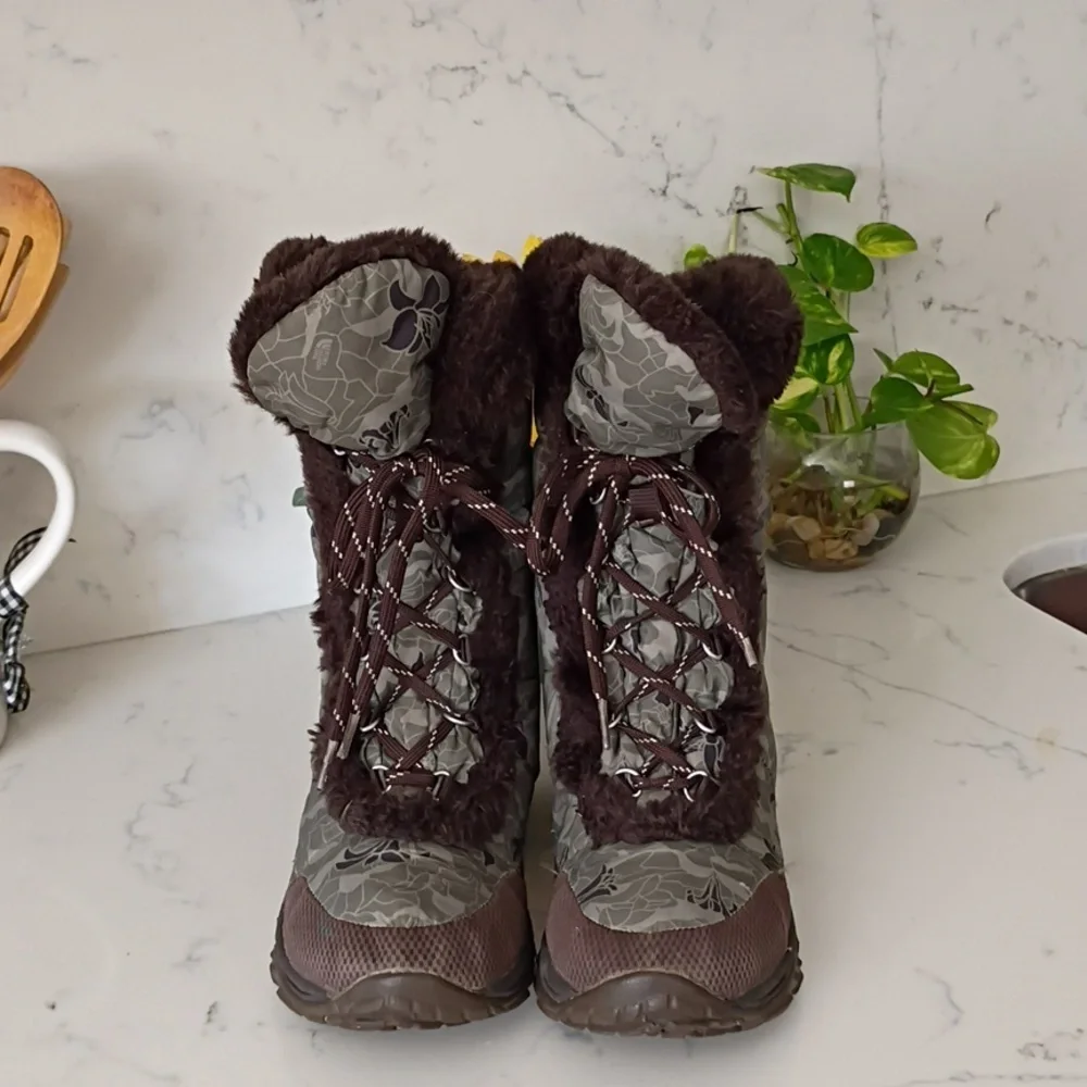 The North Face cozy boots