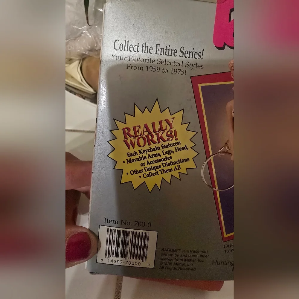 Vintage Barbie Keychain Box