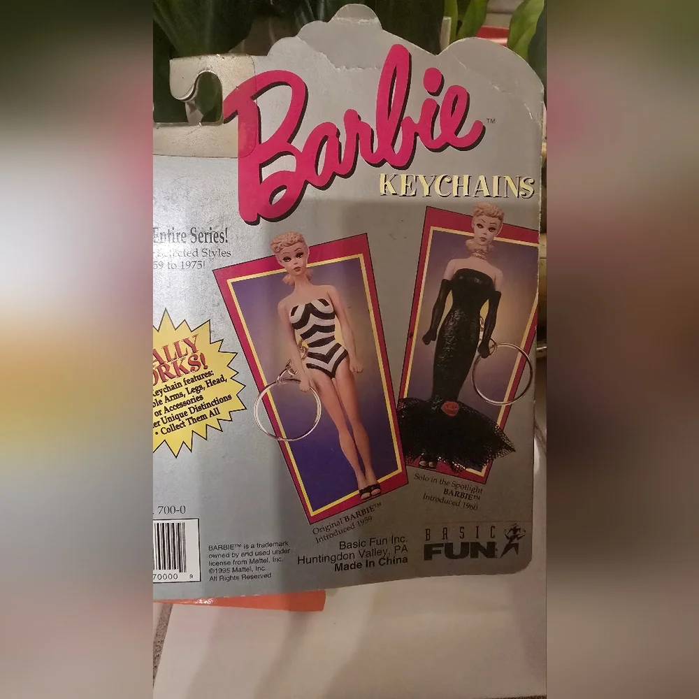 Vintage Barbie Keychain Box