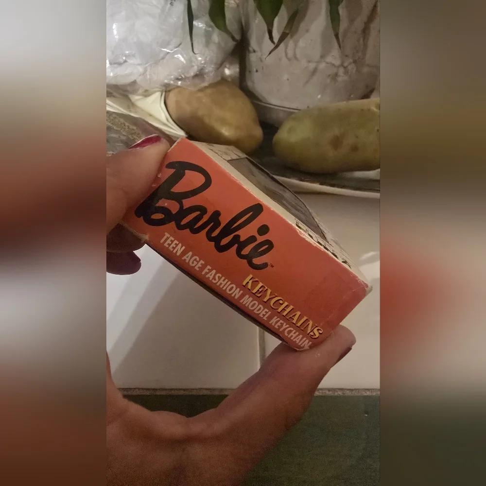 Vintage Barbie Keychain Box
