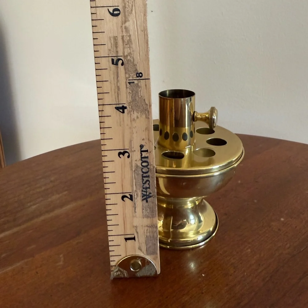 Vintage Brass Candlestick Holder