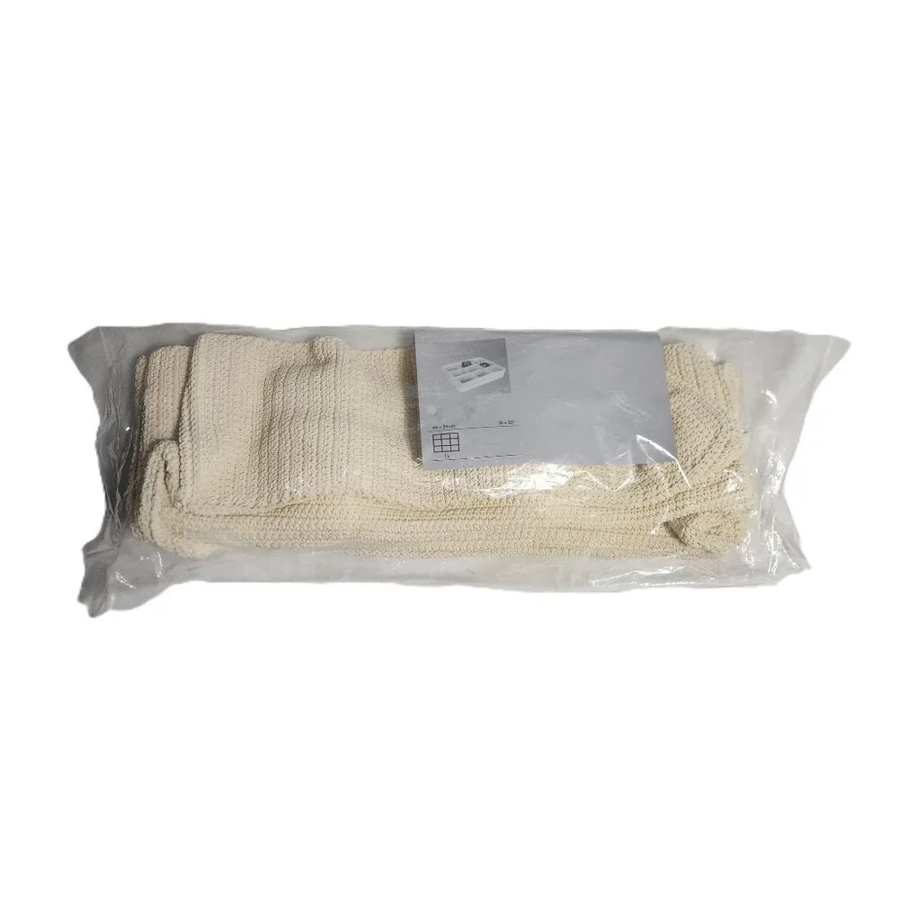 IKEA Komplement Drawer Organizer Ivory Crochet 9-Compartments Storage #0825255B