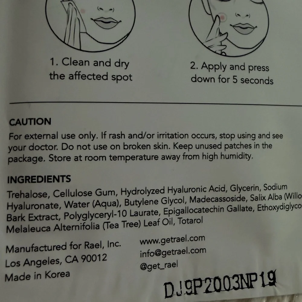 Rael Beauty Miracle Patch Microcrystal Spot Dot Bundle Of 3 - 9 Packs