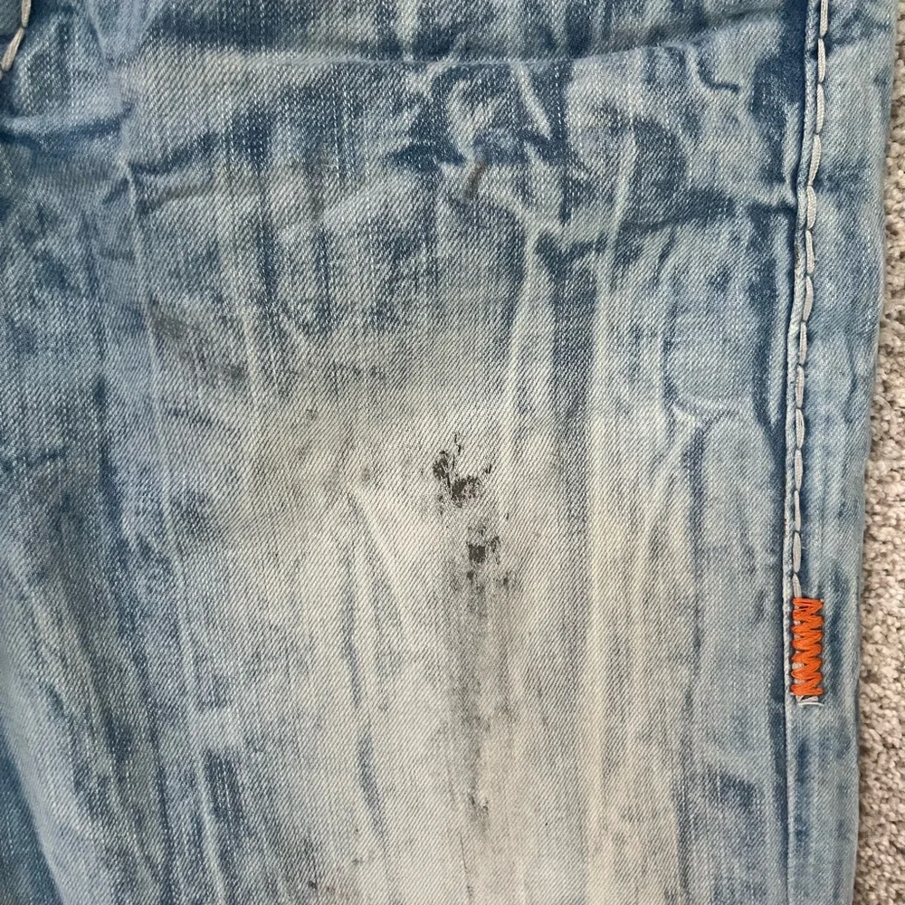 Vintage True Religion Distressed Light Blue Jeans