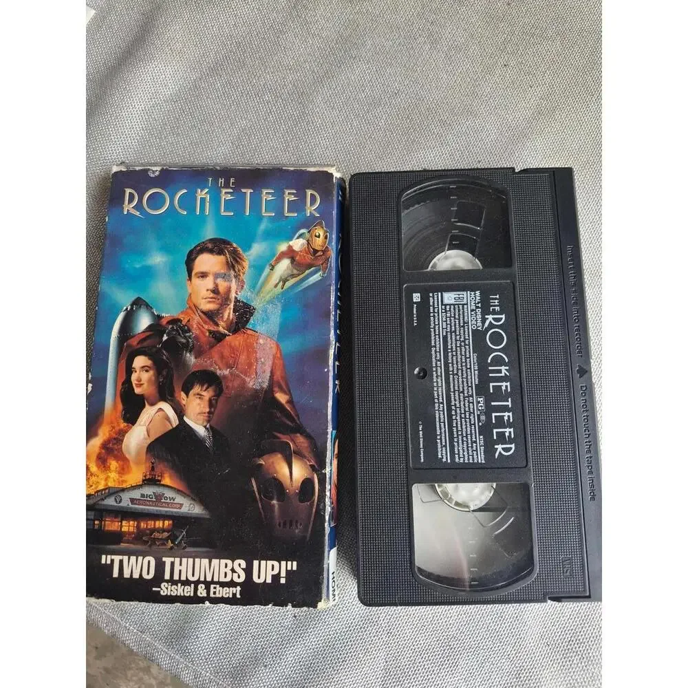 The Rocketeer VHS Tape Vintage