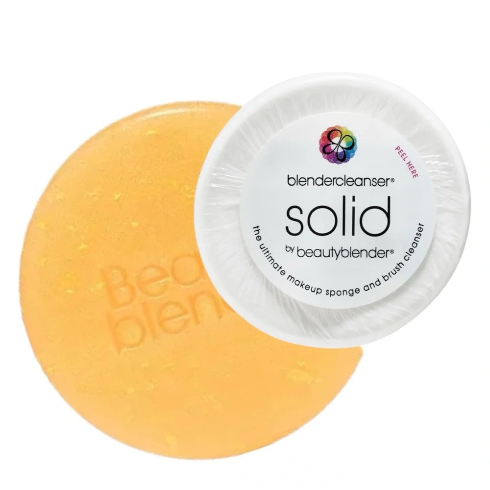 4/$30 Sale💫Blendercleanser Solid Solar Makeup Sponge Cleanser Mini Solar Gold