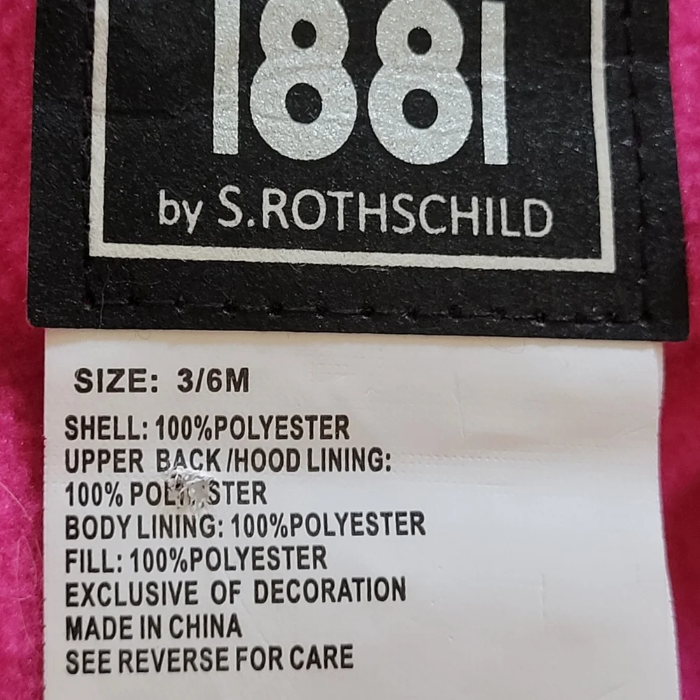 Rothschild 1881 snowsuit