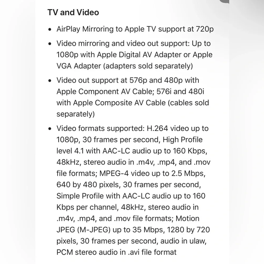 Apple great used