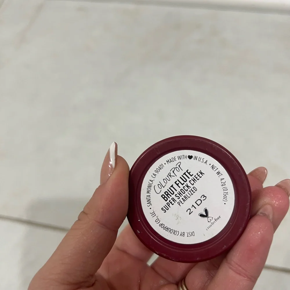 ColourPop Brut Flute Super Shock Cheek Pearlized Blush