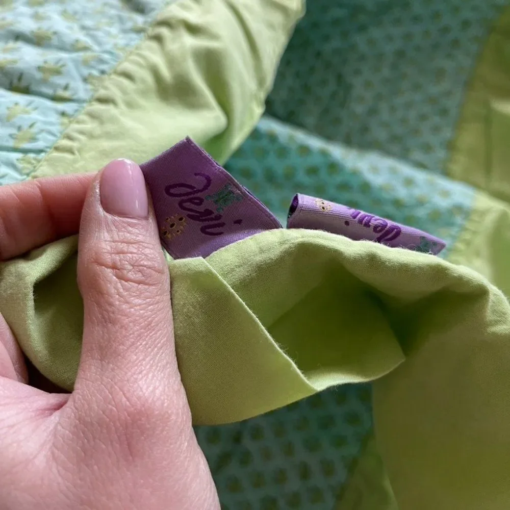 DEVI block print baby quilt