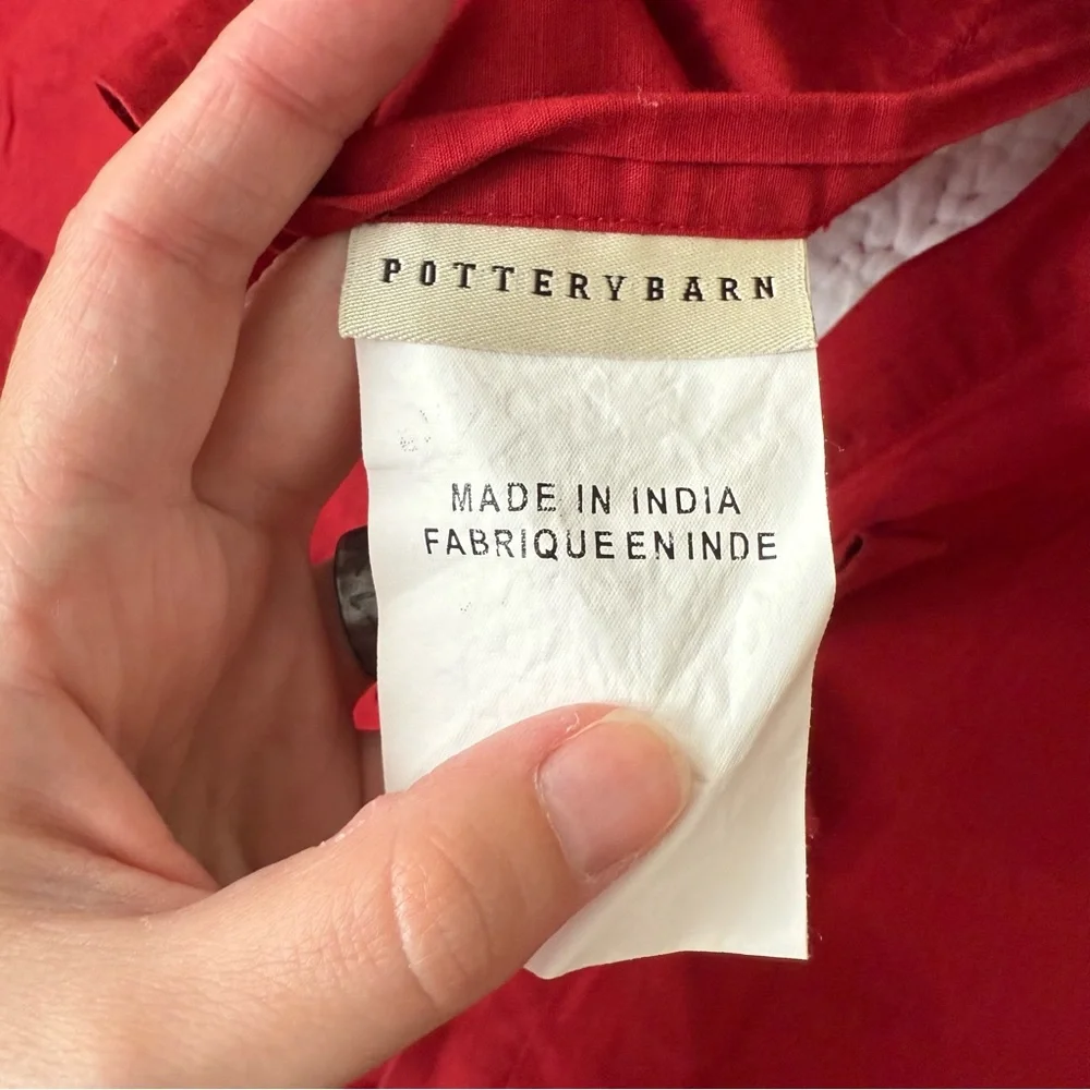 Pottery Barn ship awesome red