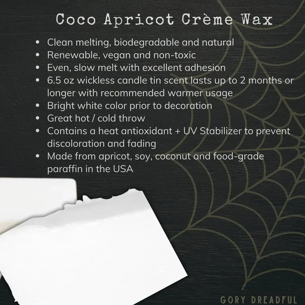 Gory Dreadful Candle Co crème warm