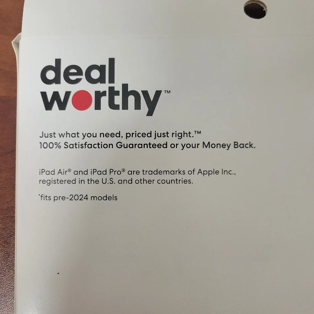 Deal Worthy Screen Protector for iPad Air & iPad Pro - Clear NIB