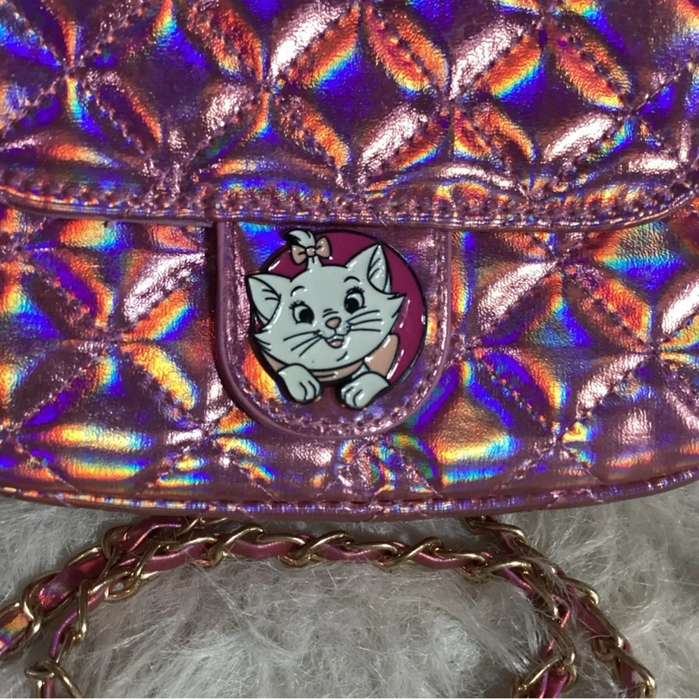 Disney Classics Marie The Aristocats Quilted Pink Kids Fast Forward Shoulder Bag