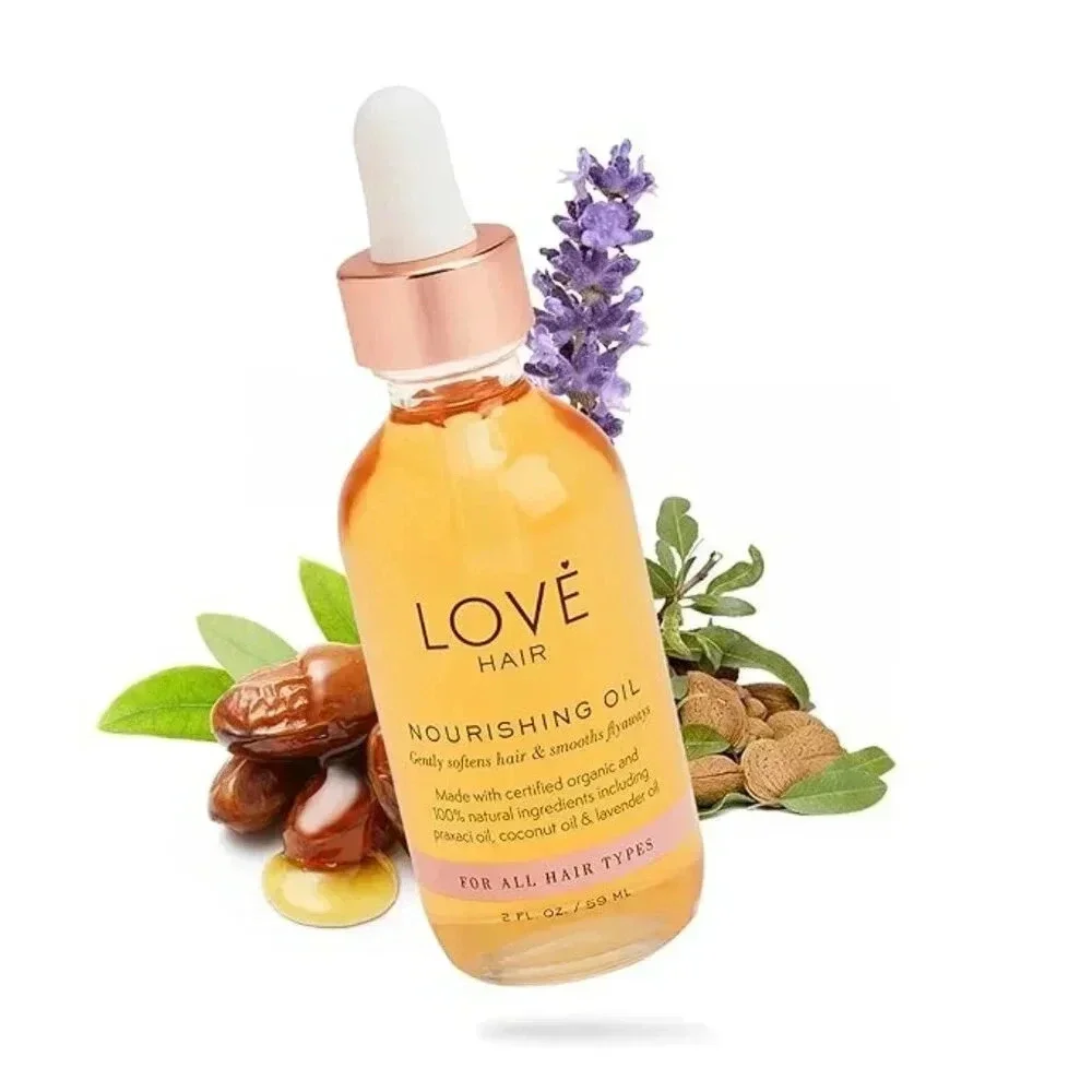 LOVE Hair Oil, All‎ Natural, Paraben & Sulfate Free, Vegan, 2oz