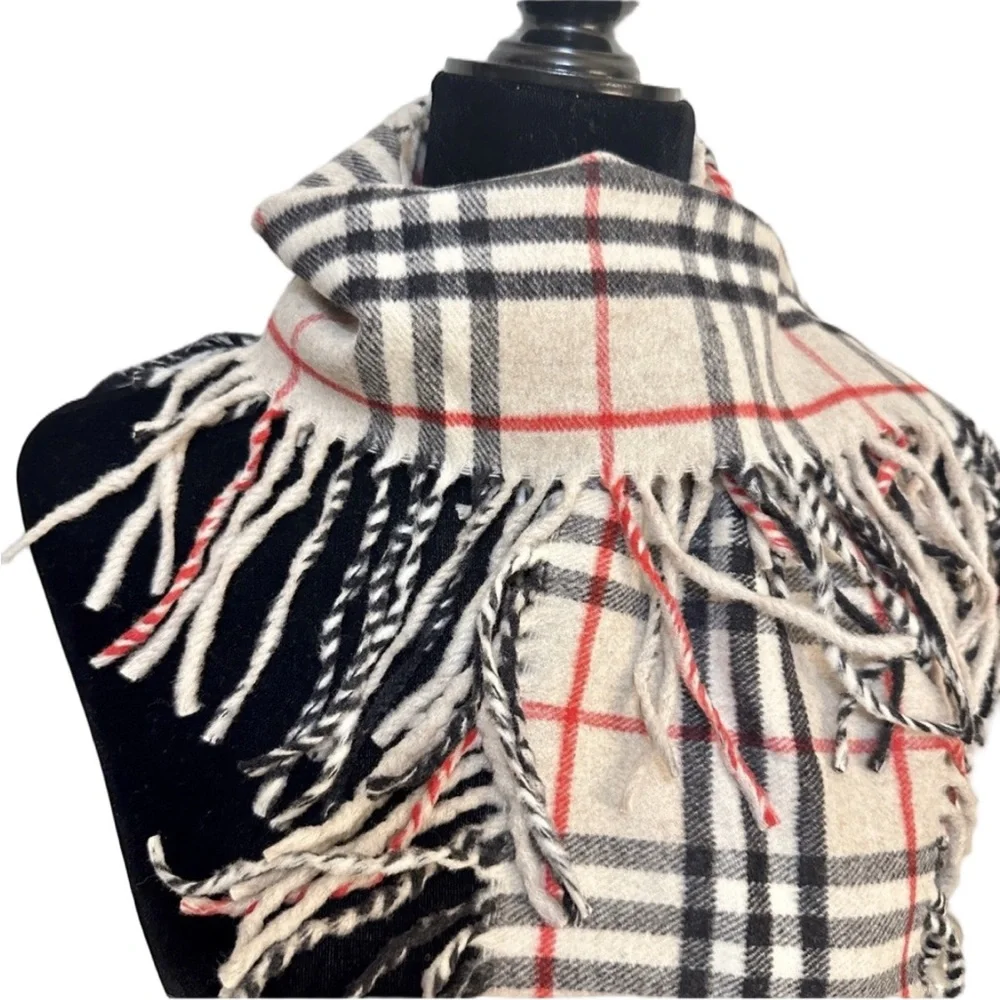 2 Options- Burberry Happy Fringes Scarf