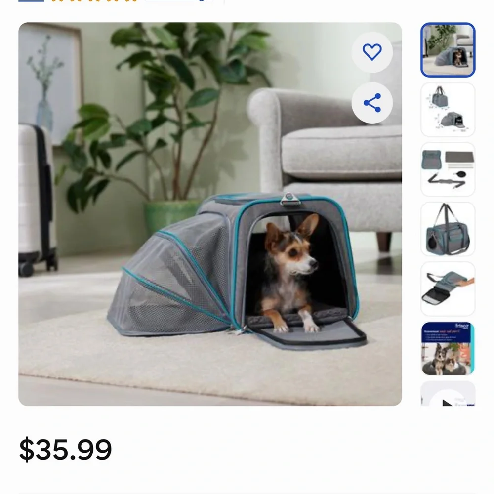 Frisco soft pet carrier brand new