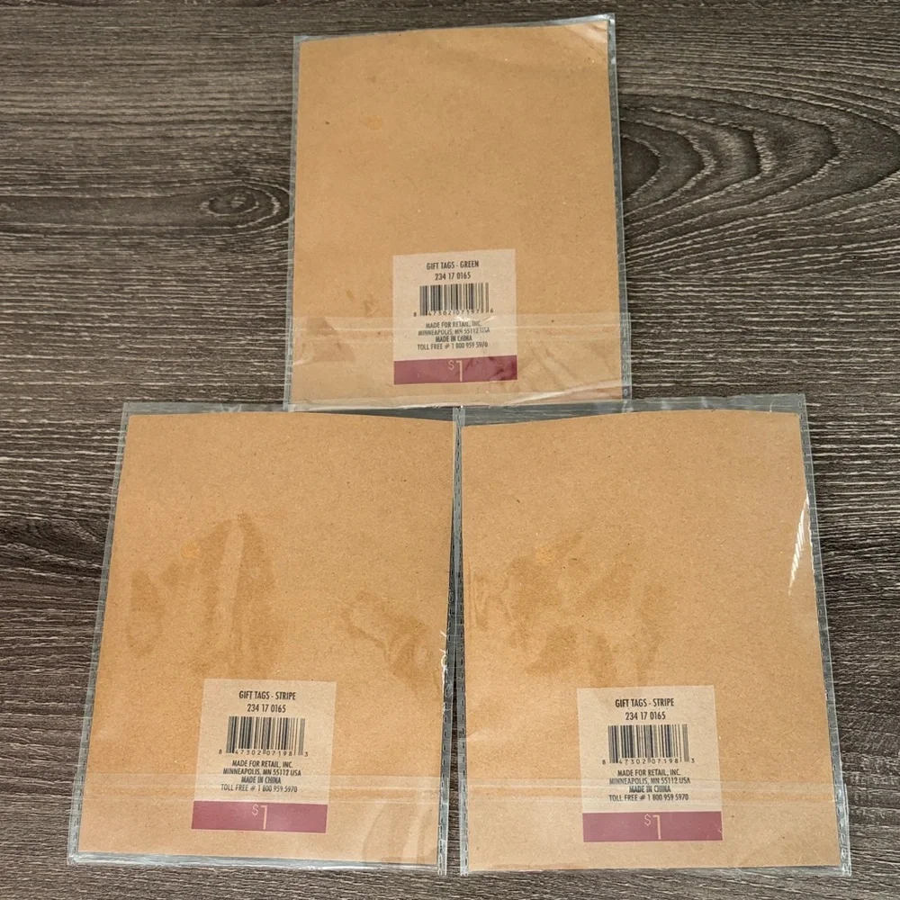 ❤️$2 NWT Colorful Gift Tags Set