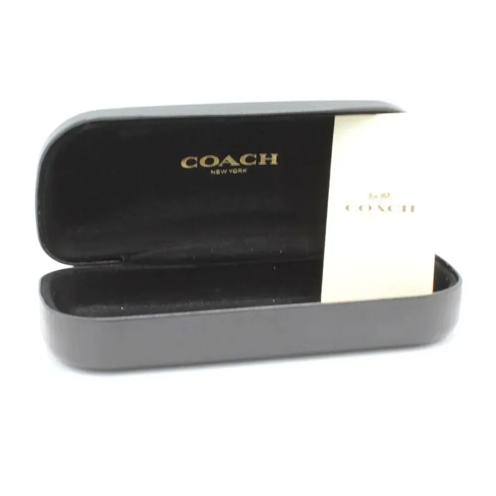 Coach black leather