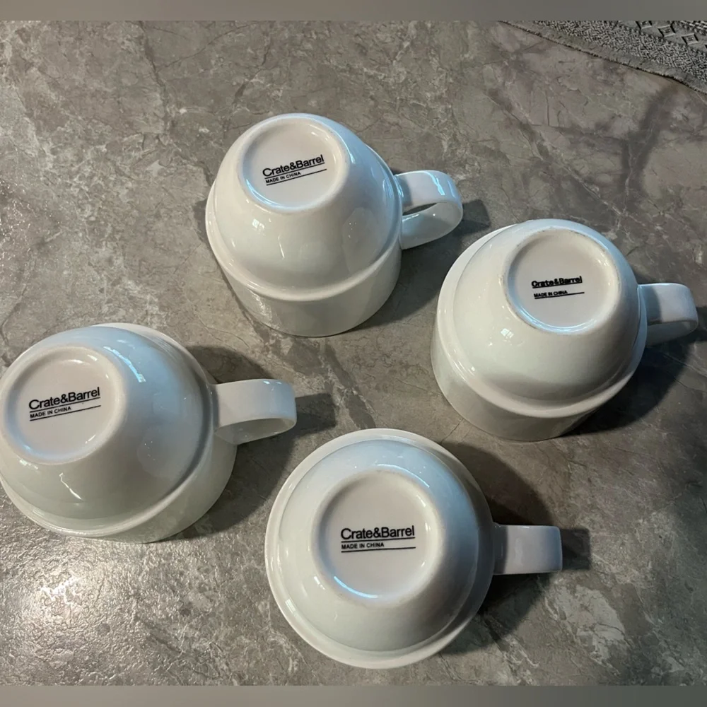 Crate & Barrel Staxx Coffee Mug Set(4)