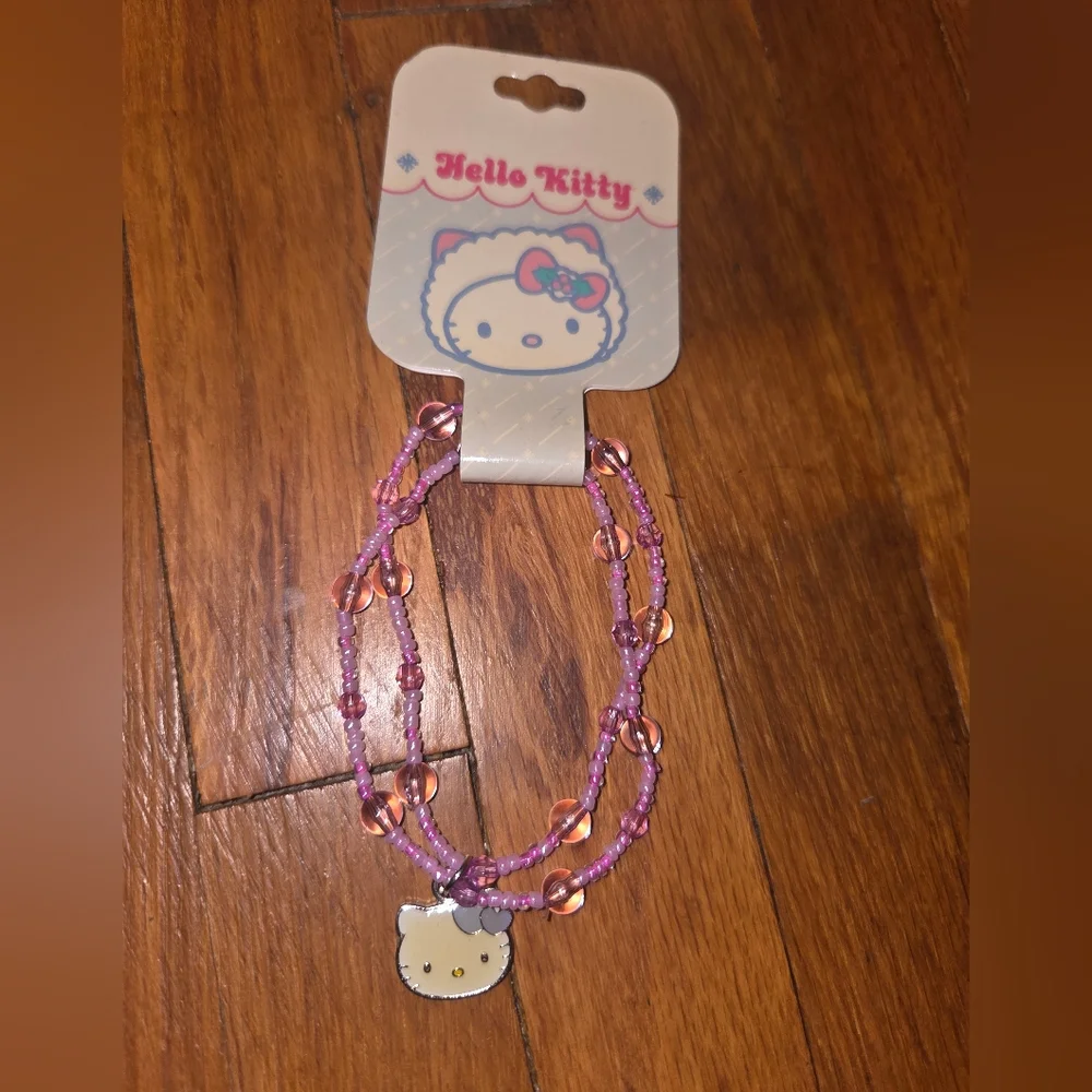 Hello Kitty Pink Kids Bracelet Vintage