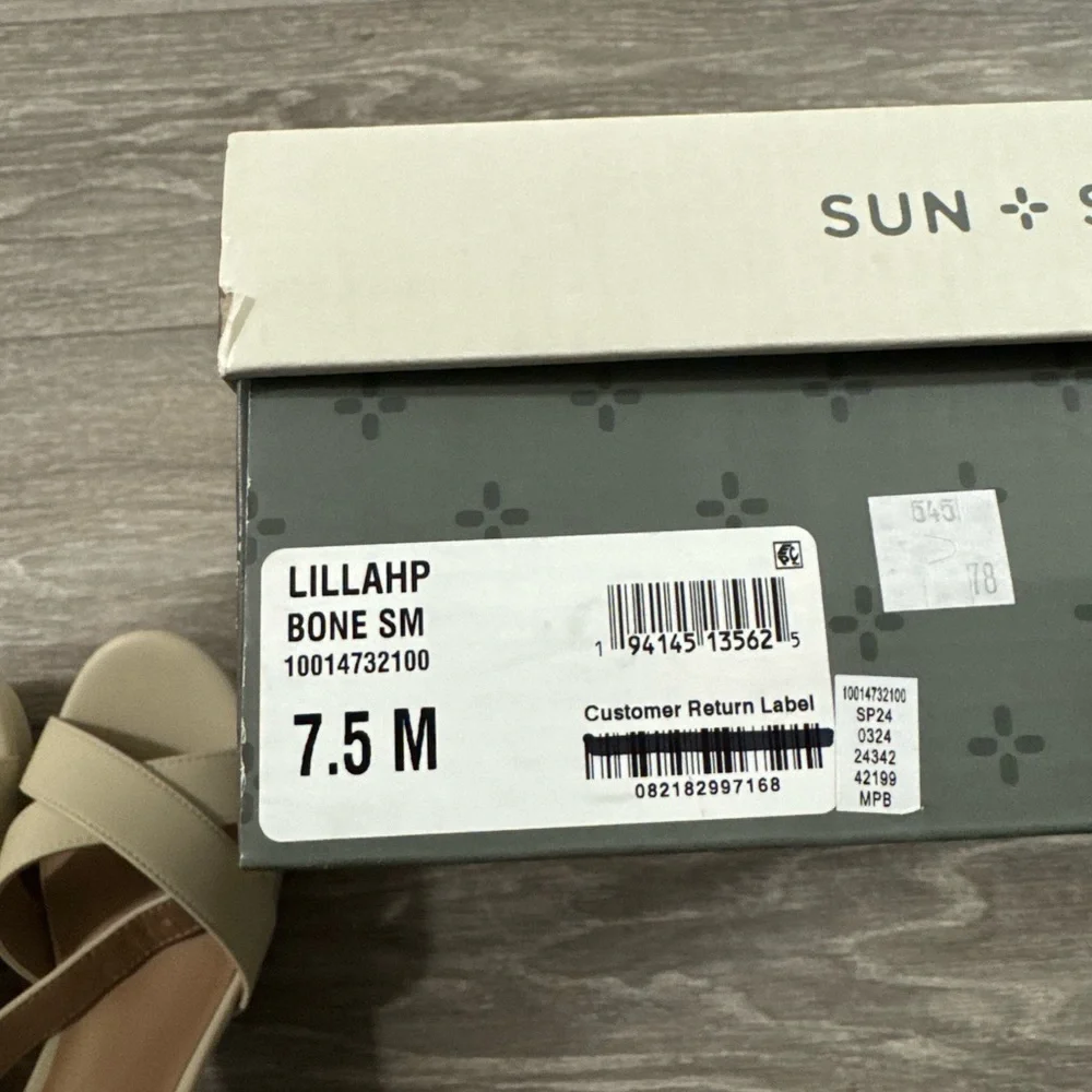 Sun + Stone excellent worn