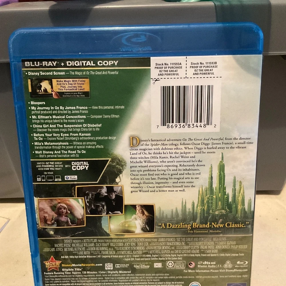 Disney blu ray