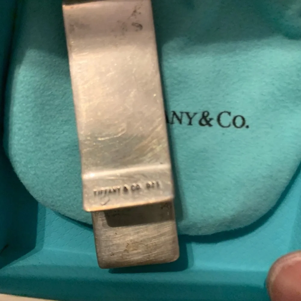 TIFFANY & Co 1837 Silver Money Clip