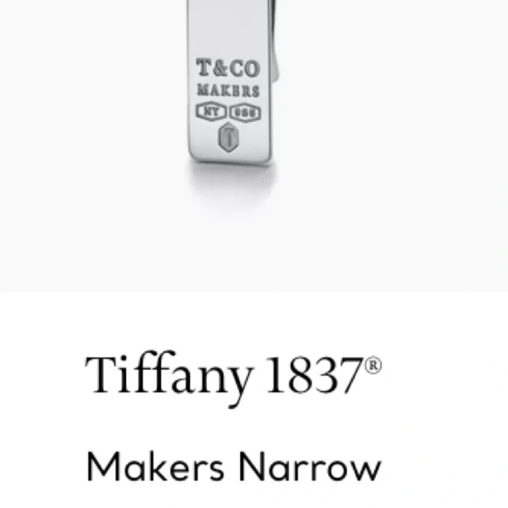 TIFFANY & Co 1837 Silver Money Clip