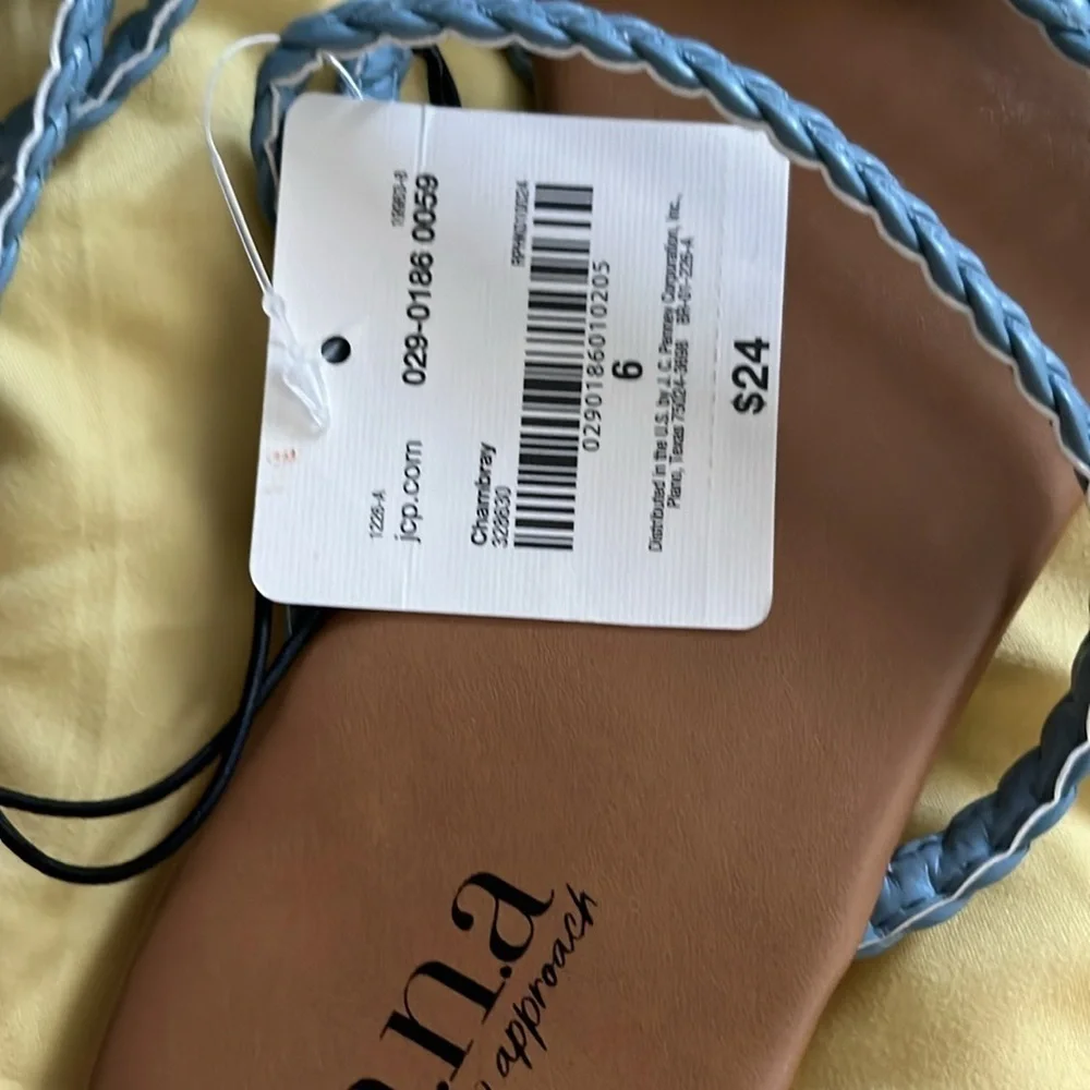 a.n.a blue size thong