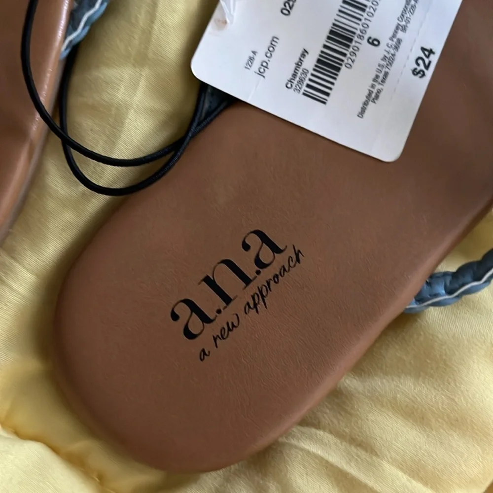 a.n.a toe sandal open