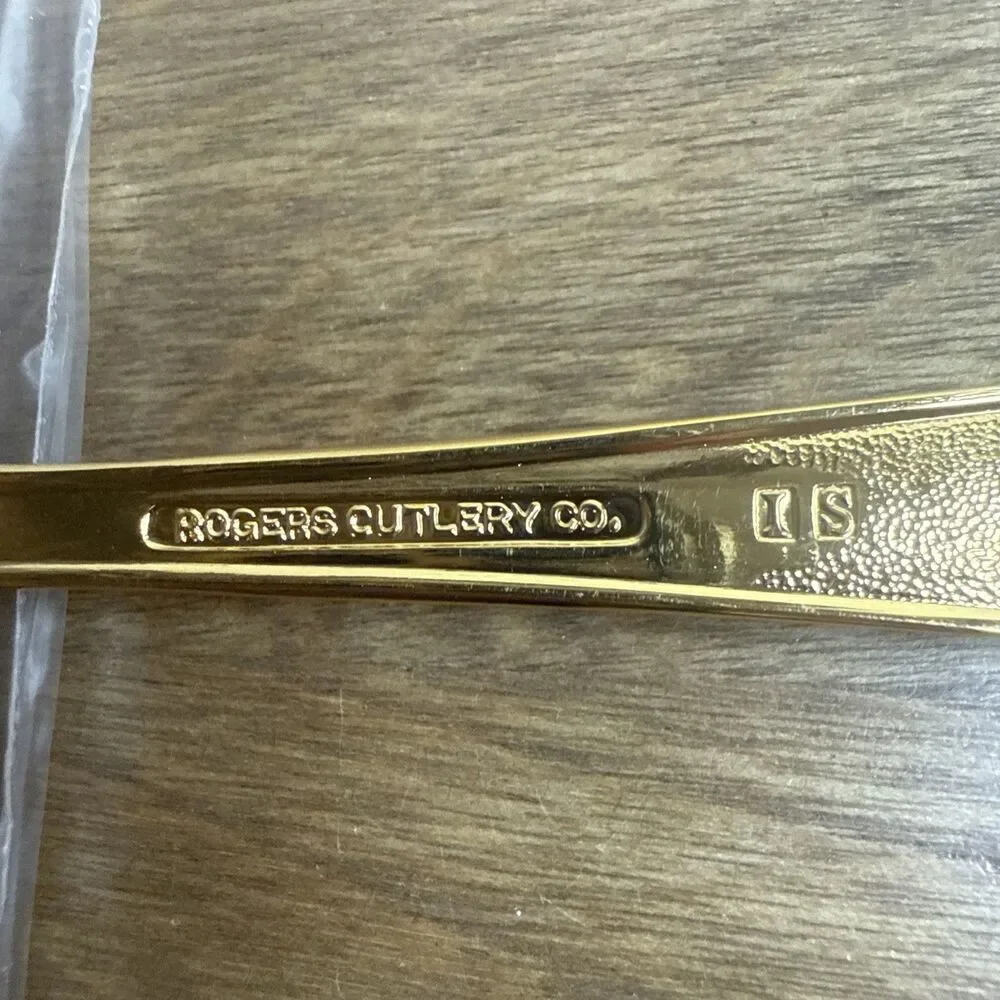 Vtg International Silver Co Rogers Gold Golden Dawn Place setting Replacement